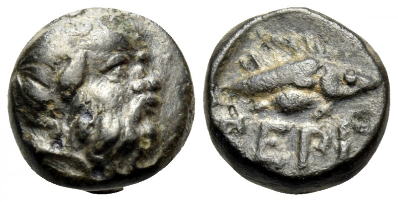 KINGS OF THRACE. Bergaios, early 4th century BC. Chalkous (Bronze, 10 mm, 1.24 g...