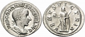 Gordian III, 238-244. Denarius (Silver, 21 mm, 3.56 g, 6 h), Rome, 240. IMP GORDIANVS PIVS FEL AVG Laureate, draped and cuirassed bust of Gordian III ...