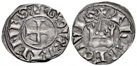 CRUSADERS. Duchy of Athens. Guillaume de la Roche, 1280-1287. Denier Tournois (Billon, 20 mm, 0.93 g, 2 h). +:G: DVX: ATENES: around cross pattée. Rev...