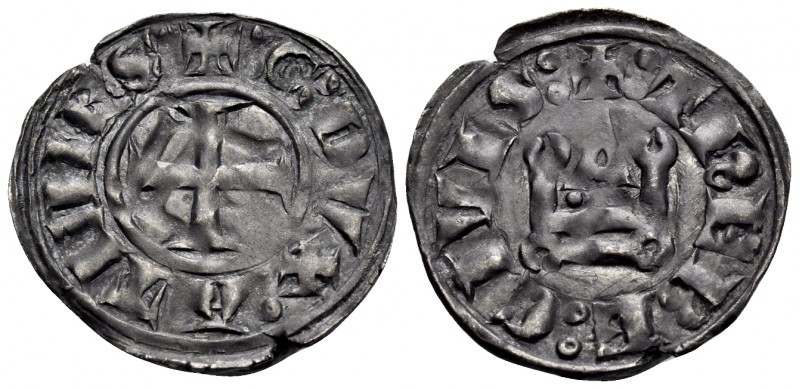 CRUSADERS. Duchy of Athens. Guy II de la Roche, 1287-1308. Denier Tournois (Bill...