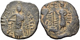 ISLAMIC, Anatolia & al-Jazira (Post-Seljuk). Zangids (Syria). Nur al-Din Mahmud, AH 541-569 / AD 1146-1173. Dirhem (Bronze, 27 mm, 4.57 g, 6 h), unnam...