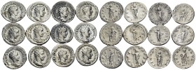 ROMAN. Circa 3rd century AD. (Silver, 49.21 g). A Lot of Twelve Silver Antoniniani of Gordian III. All particularly attractive. Very fine or better. S...