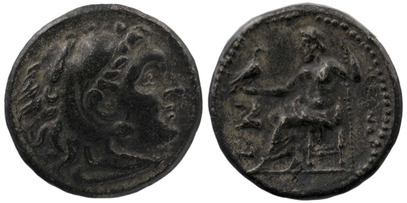 KINGS OF MACEDON. Alexander III 'the Great' (336-323 BC). Drachm. Lampsakos. AR
...