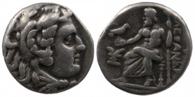 Kingdom of Macedon, Alexander III 'the Great' AR Drachm. 319-310 BC
4,29 gr. 16 mm