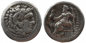 Kingdom of Macedon, Alexander III 'the Great' AR Drachm. 319-310 BC
4,22 gr. 18 mm