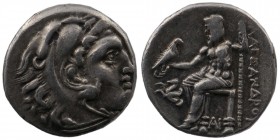 Kingdom of Macedon, Alexander III 'the Great' AR Drachm. 319-310 BC
4,27 gr. 18 mm