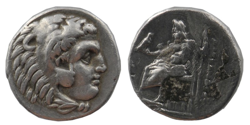 Kingdom of Macedon, Alexander III 'the Great' AR Drachm. 319-310 BC
4,32 gr. 17 ...