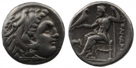 Kingdom of Macedon, Alexander III 'the Great' AR Drachm. 319-310 BC
4,28 gr. 17 mm