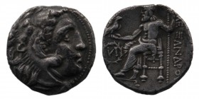 Kingdom of Macedon, Alexander III 'the Great' AR Drachm. 319-310 BC
4,10 gr. 17 mm