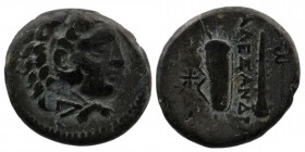 KINGS OF MACEDON. Alexander III 'the Great' (336-323 BC). Ae Unit. 
Uncertain mint in Western Asia Minor.
5,94 gr. 18 mm