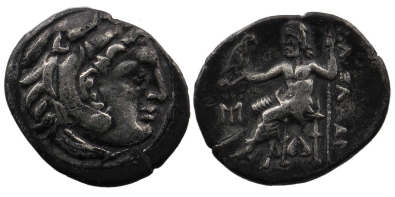 Macedonian Kingdom. Alexander III the Great. 336-323 B.C. AR Drachm
3,86 gr. 19 ...