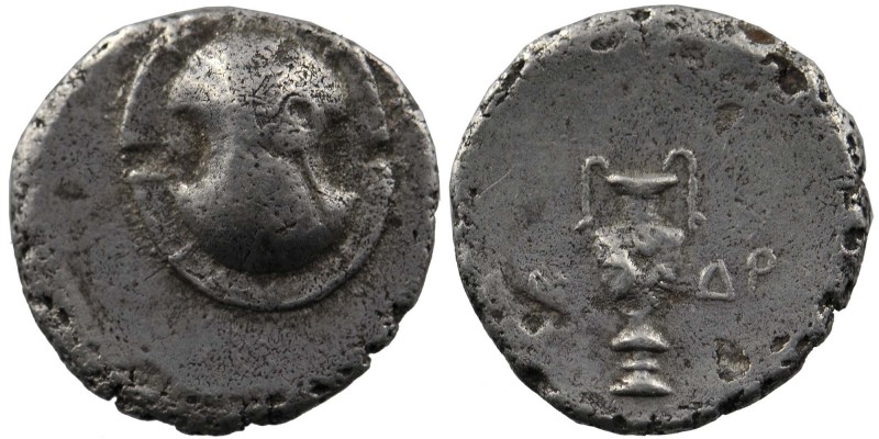 Boiotia, Thebes AR Stater. Circa 390-382 BC. Andr(okleidas), magistrate
Boiotian...