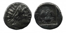 Caria. Rhodos . 180-150 BC. Hemidrachm AR
2,68 gr. 14 mm