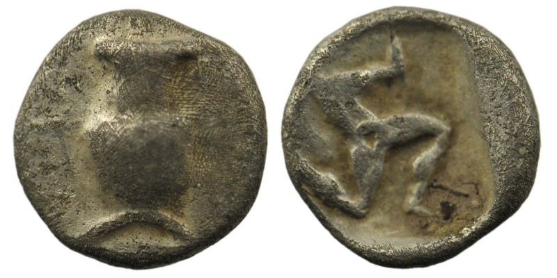 Pamphylia. Aspendos 460-420 BC.. Obol. AR
Amphora / Triskeles within incuse squa...