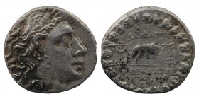 PONTIC KINGDOM. Mithradates VI Eupator (120-63 BC). AR tetradrachm.. Pergamum.
Dated December BE 224 (74/3 BC).
Obv: Diademed head of Mithradates ri...
