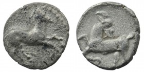 Cilicia, Kelenderis AR Obol. Circa 425-400 BC. 
0,71 gr. 10 mm
