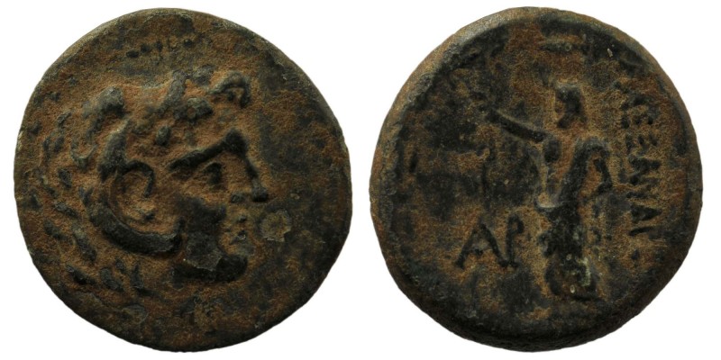 CILICIA. Alexandria ad Issum, c. 1st century BC. AE
Head of Herakles right, wear...