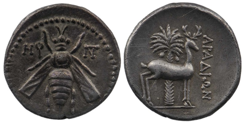 Phoenicia, Arados. Civic issue. ca. 172/1-111/10 B.C. AR Drachm
Struck 162/1 B.C...