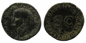 Tiberius (14-37 AD), AE Rome Mint, 79-81 AD (Restitution under Titus)
Bust left / SC. 
RIC 432
8,69 gr. 27 mm