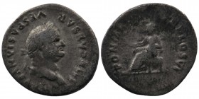 Vespasian (AD 69-79). AR denarius 
3,11 gr. 21 mm