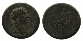 Trajan AD 98-117. Rome. Sestertius AE
24,83 gr. 34 mm