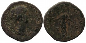 Faustina Junior (AD 147-175/6). AE sestertius
11,37 gr. 27 mm