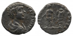 Geta. As Caesar, A.D. 198-209. AR denarius Rome
2,19 gr. 17 mm