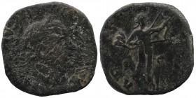Valerian I. AD 253-260. AE Sestertius Rome mint. 1st issue, AD 253-254. 
Obv: IMP C P LIC VALERIANVS AVG, laureate, draped and cuirassed bust right
Re...