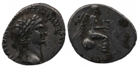 Nero AR Hemidrachm of Caesarea, Cappadocia. AD 58-60. AR
laureate bust right
Rev: Victory seated right on globe, holding wreath in both hands.
RIC 617...