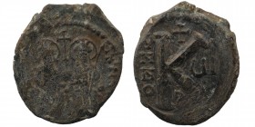 Justin II and Sophia (565-578). AE 20 Nummi
6,21 gr. 23 mm