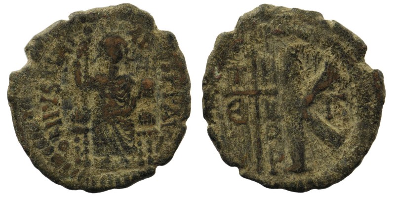 Justinian I. Antioch.527-565 AD.AE Follis
8,74 gr. 27 mm
