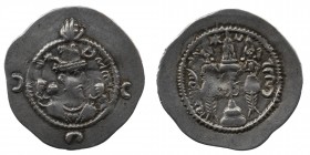 Sasanian Kingdom. Drachm 224-651 AD. AR
4,08 gr. 31 mm