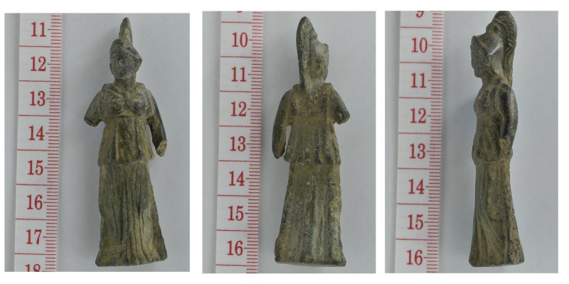 A bronze figurine of Minerva (Greek Athena 1st-2nd century AD. 
7 cm
N Andersen ...
