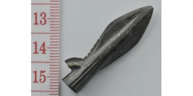 Ancient bronze arrowhead