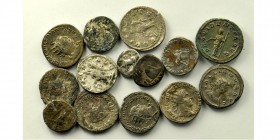 Lot of 14 mixed coins AR
