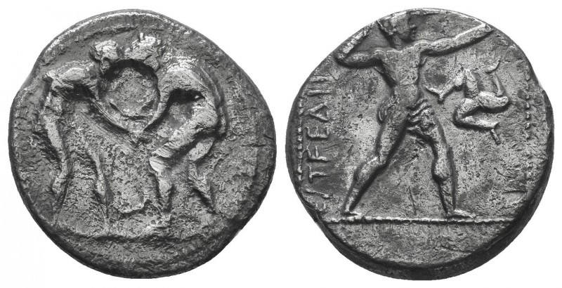 Pamphylia, Tetradrachm,Aspendos, c. 300-250 BC, AR,
Condition: Very Fine

Weight...