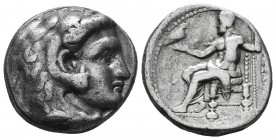 KINGDOM of MACEDON.Alexander III 'the Great',327-323 BC.AR Tetradrachm
Condition: Very Fine

Weight: 16.90 gr
Diameter: 23 mm