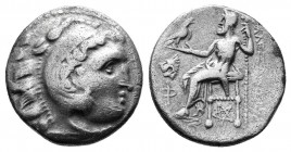 KINGDOM of MACEDON.Alexander III 'the Great',327-323 BC.AR drachm
Condition: Very Fine

Weight: 3.8gr
Diameter: 17mm