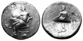 CILICIA, Nagidos. Circa 385/4-375 BC. AR Stater 
Condition: Very Fine

Weight: 9gr
Diameter: 22mm
