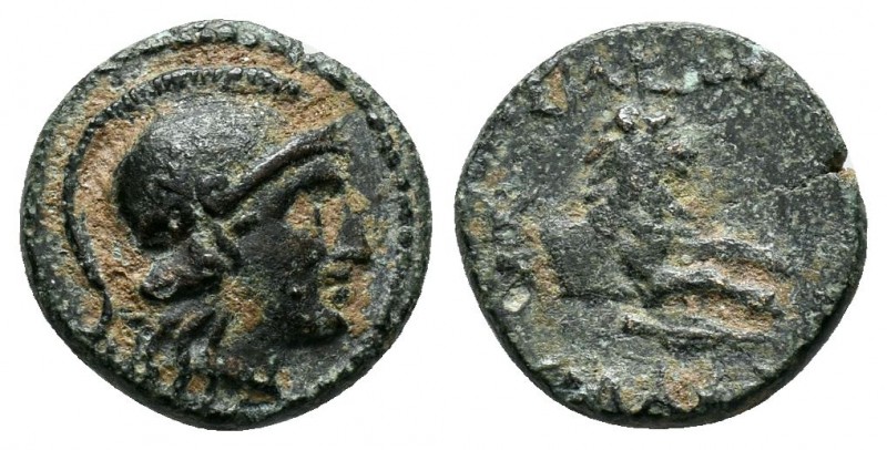 KINGS of THRACE. Lysimachos, 305-281 BC.AE Bronze

Condition: Very Fine

Weight:...