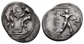 PAMPHYLIA. Aspendos.Ca 380-330/25 BC.AR Stater

Condition: Very Fine

Weight: 10.6 gr
Diameter: 25 mm