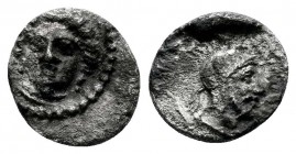 CILICIA.uncertain. 4th century BC.AR Obol

Condition: Very Fine

Weight: 0.8 gr
Diameter: 9 mm