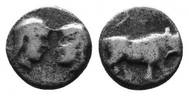 Troas, 4th century BC. AR Obol

Condition: Very Fine

Weight:0.84 gr
Diameter: 9 mm
