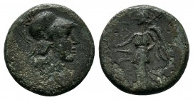 Greek Coins, circa 100-50 BC.AE Bronze

Condition: Very Fine

Weight: 2.8 gr
Diameter: 15 mm