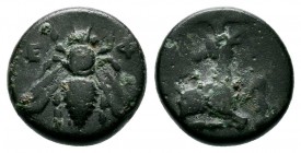 IONIA. Ephesos. Ae (Circa 390-320/00 BC).

Condition: Very Fine

Weight: 1.6 gr
Diameter: 11 mm