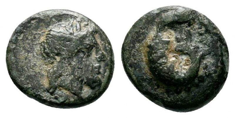 TROAS. Kebren circa 400-387 BC. AE Bronze

Condition: Very Fine

Weight: 1.0 gr
...