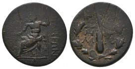 CILICIA. Tarsos. Ae (164-27 BC).
Condition: Very Fine

Weight: 4.80 gr
Diameter: 19 mm