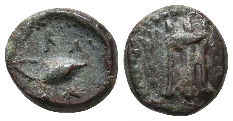 SELEUKID KINGDOM. Antiochos I Soter (281-261 BC). Ae. Uncertain mint
Condition: ...