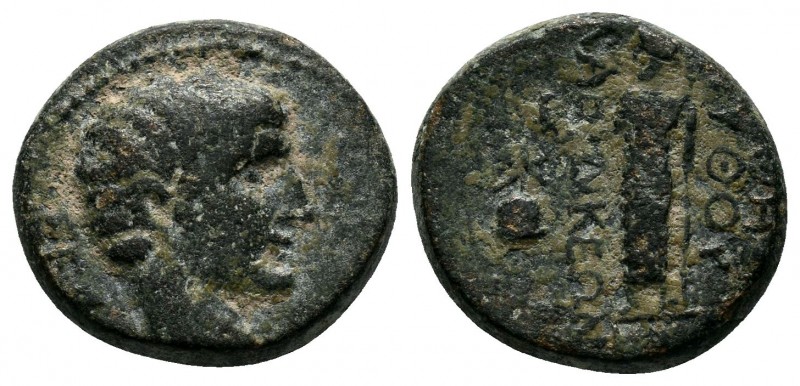 PHRYGIA, Laodicea ad Lycum. Tiberius.14-31 AD.AE bronze

Condition: Very Fine

W...