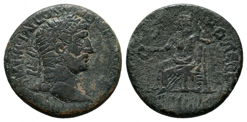 Traianus (98-117 AD). AE

Condition: Very Fine

Weight: 15.2 gr
Diameter: 30 mm